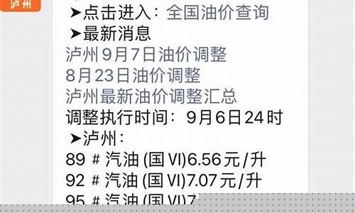 泸州实时油价-泸州油价调整最新消息